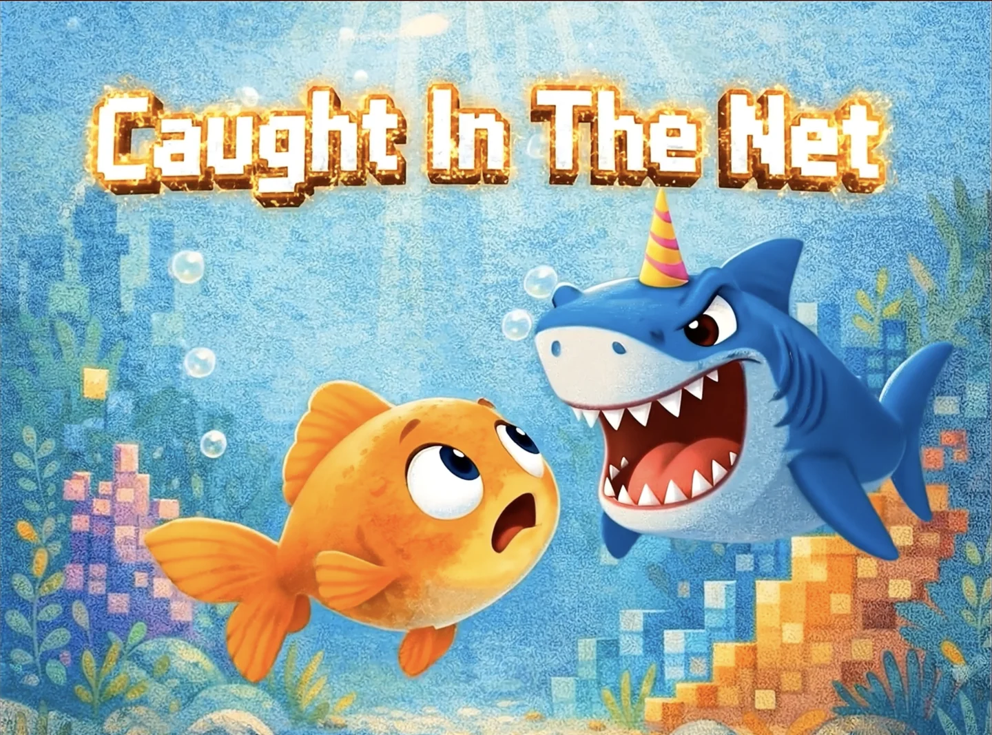 Bobby and Sharky in Caught in the Net